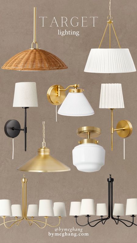 Target just dropped a bunch of new lighting and light fixtures including plug in wall sconces!  I’m so impressed with this new collection! 

#LTKhome