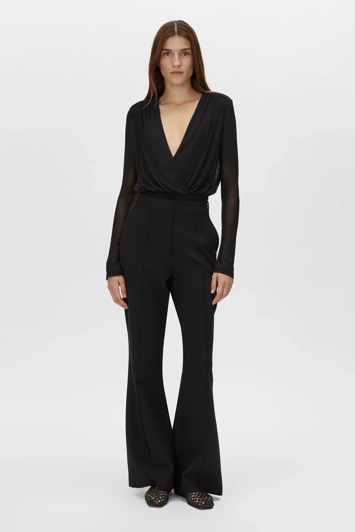 Ervina V neck Bodysuit | CAMILLA AND MARC (ANZ)