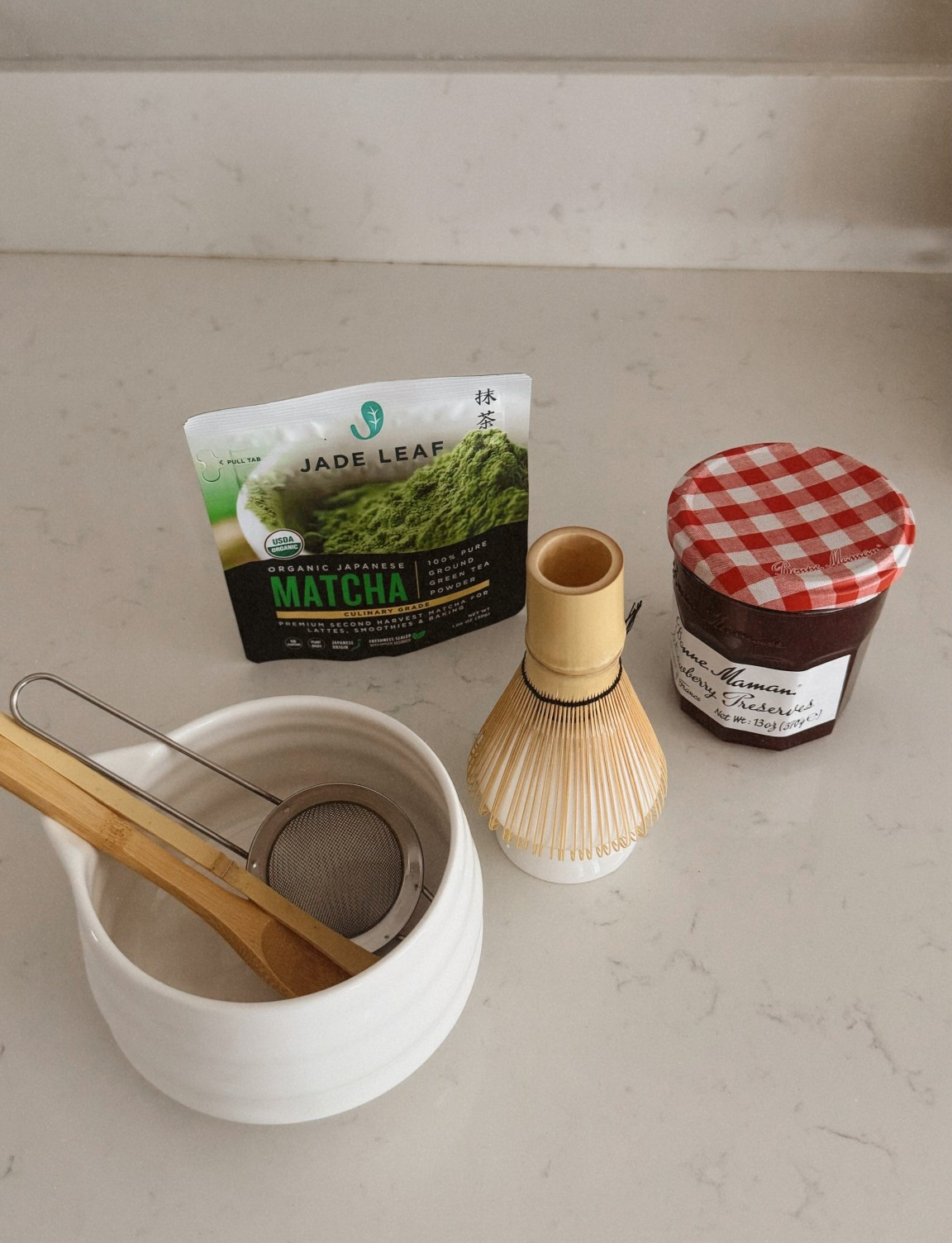 First time making matcha 