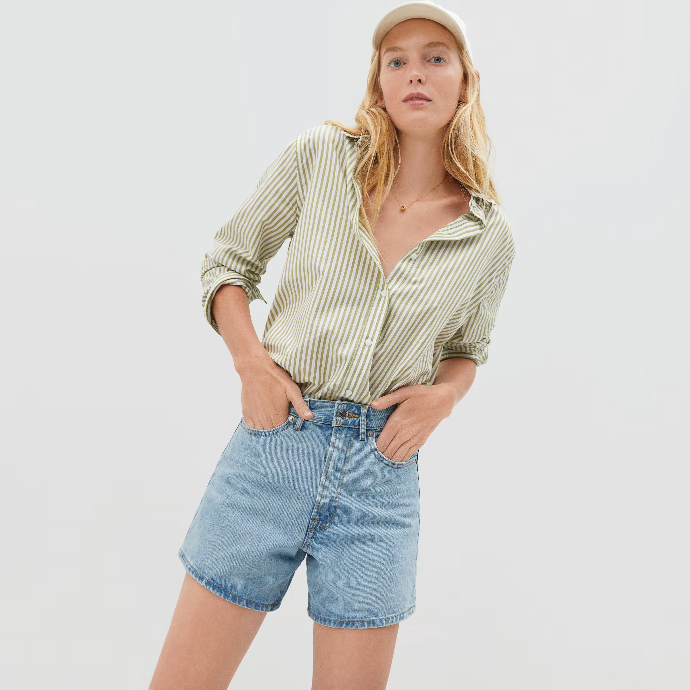 The A-Line Denim Short | Everlane