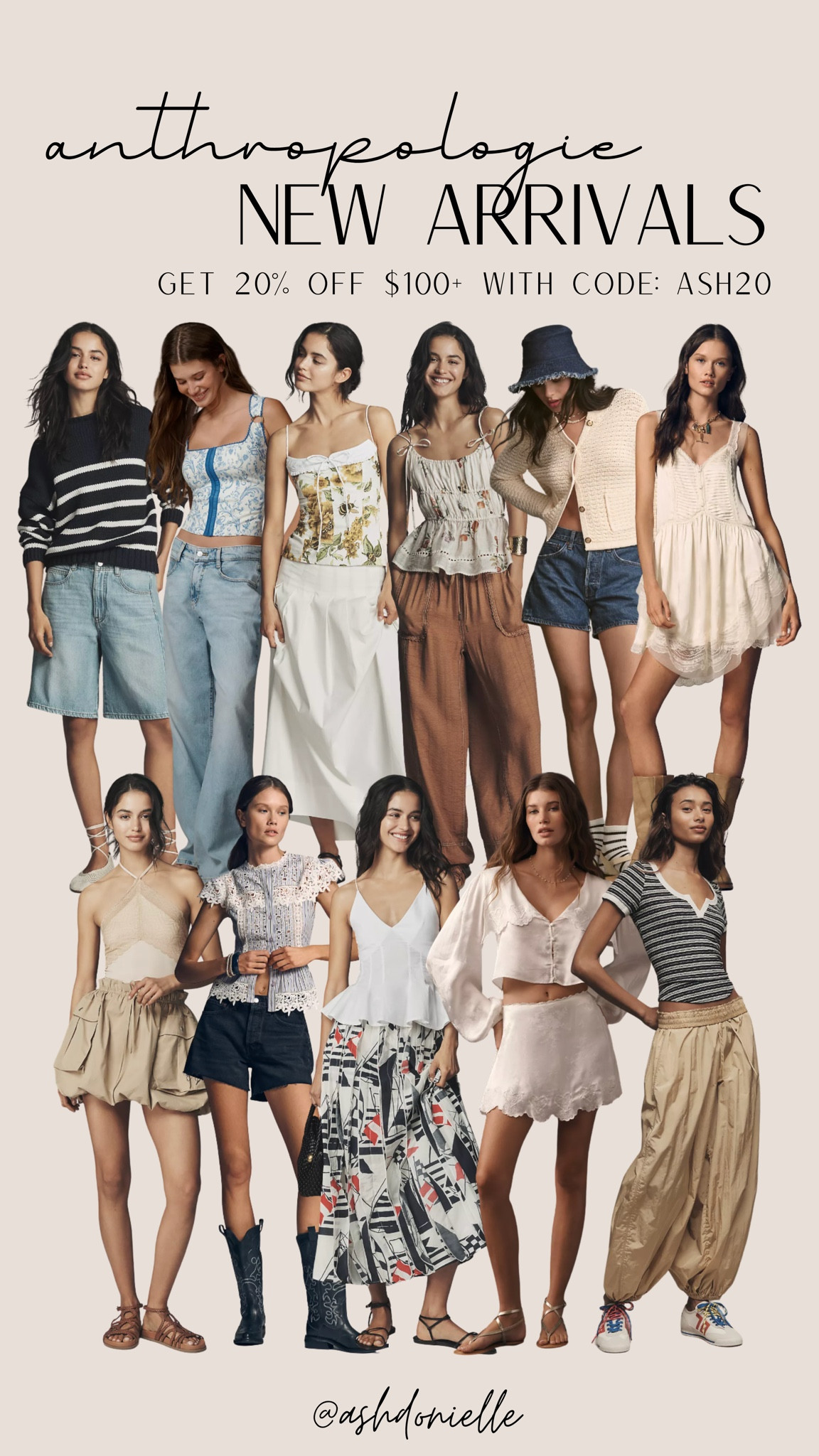 Anthropologie new fashion arrivals

Use code ASH20 for 20% off orders of $100 or more!

flowy floral midi dress
lightweight knit cardigan
wide leg linen pants
structured white blazer
classic striped tee
relaxed straight leg jeans
pastel button down blouse
cropped denim jacket
chic matching lounge set
neutral block heel sandals

#LTKSeasonal #LTKSaleAlert #LTKootd