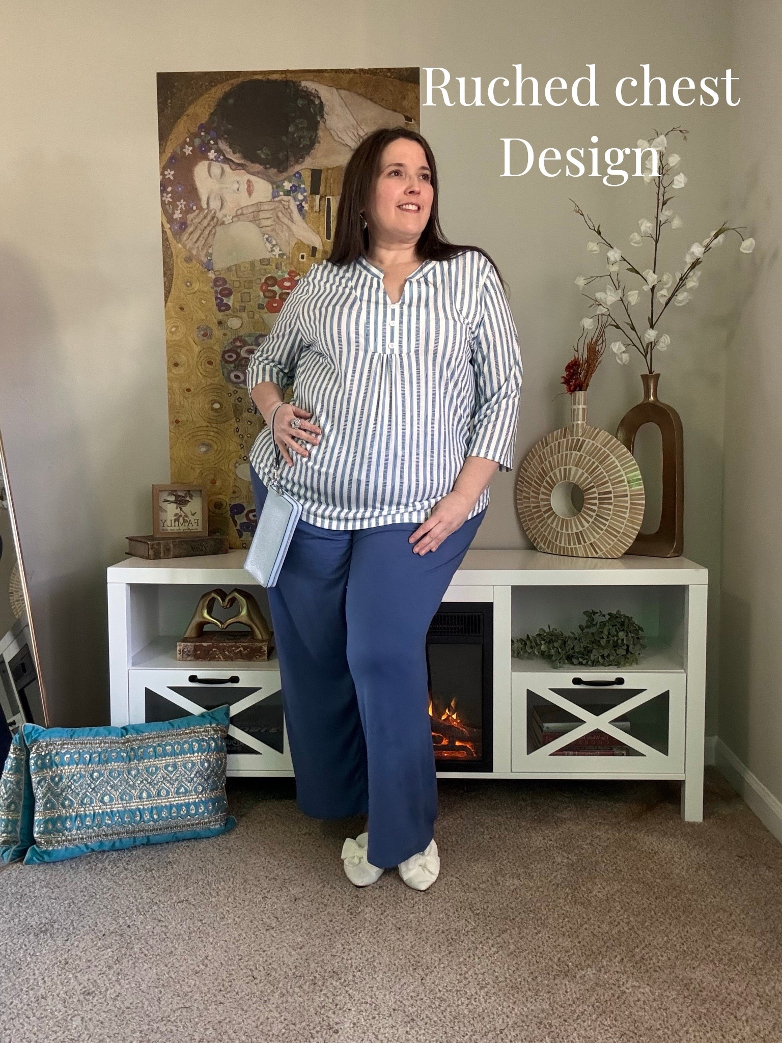Tunic style never disappoints. 🙂 It goes with everything. I usually wear mine with relaxed pants that are stretchy and I’m ready for anything. 

#LTKPlusSize #LTKOver40 #LTKmorningroutine