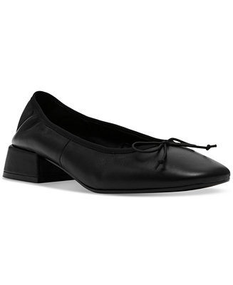 Women's Priscilla Block-Heel Bow Flats | Macy's
