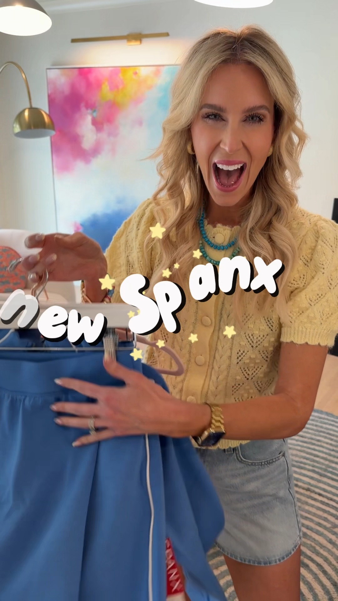Obsessed with these new @Spanx sets and colors!! New Aster and persimmon colors are so gorgeous on, and the activewear is top notch! I’ve worn the Air Essentials set multiple times already, and it’s a compliment getter!! 