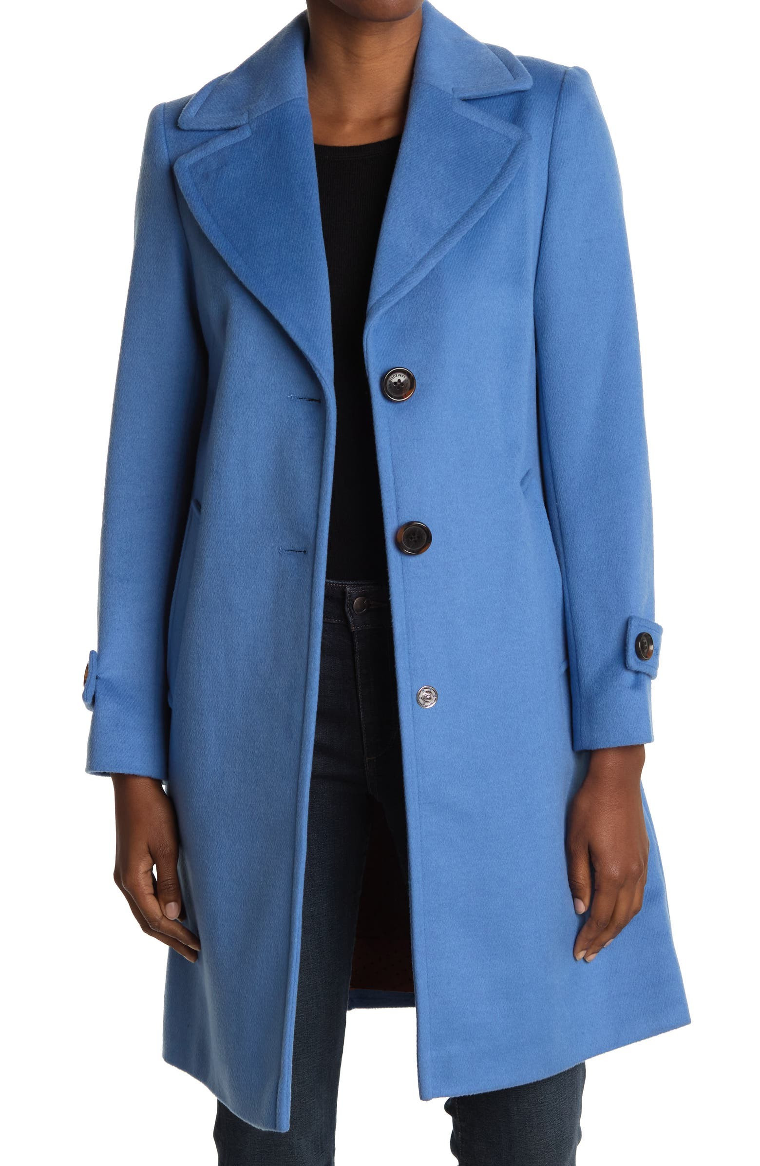 Single Breasted Twill Walking Coat | Nordstrom Rack