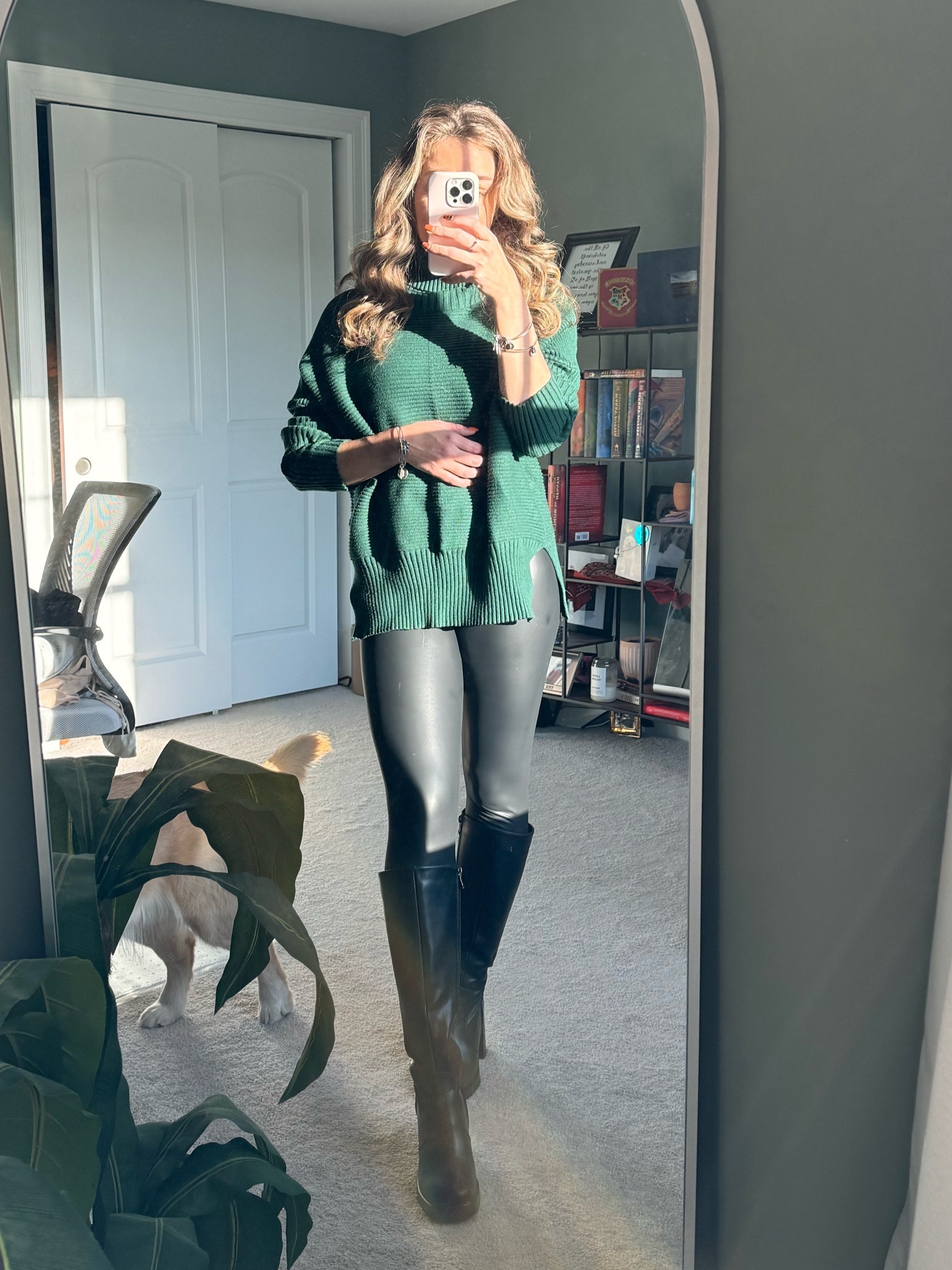 Fall outfit inspired by Wicked 🧙‍♀️

Fall outfit 
Fall look 
Fall boots
Fall sweater 
Leather leggings


#LTKSeasonal #LTKShoeCrush #LTKStyleTip