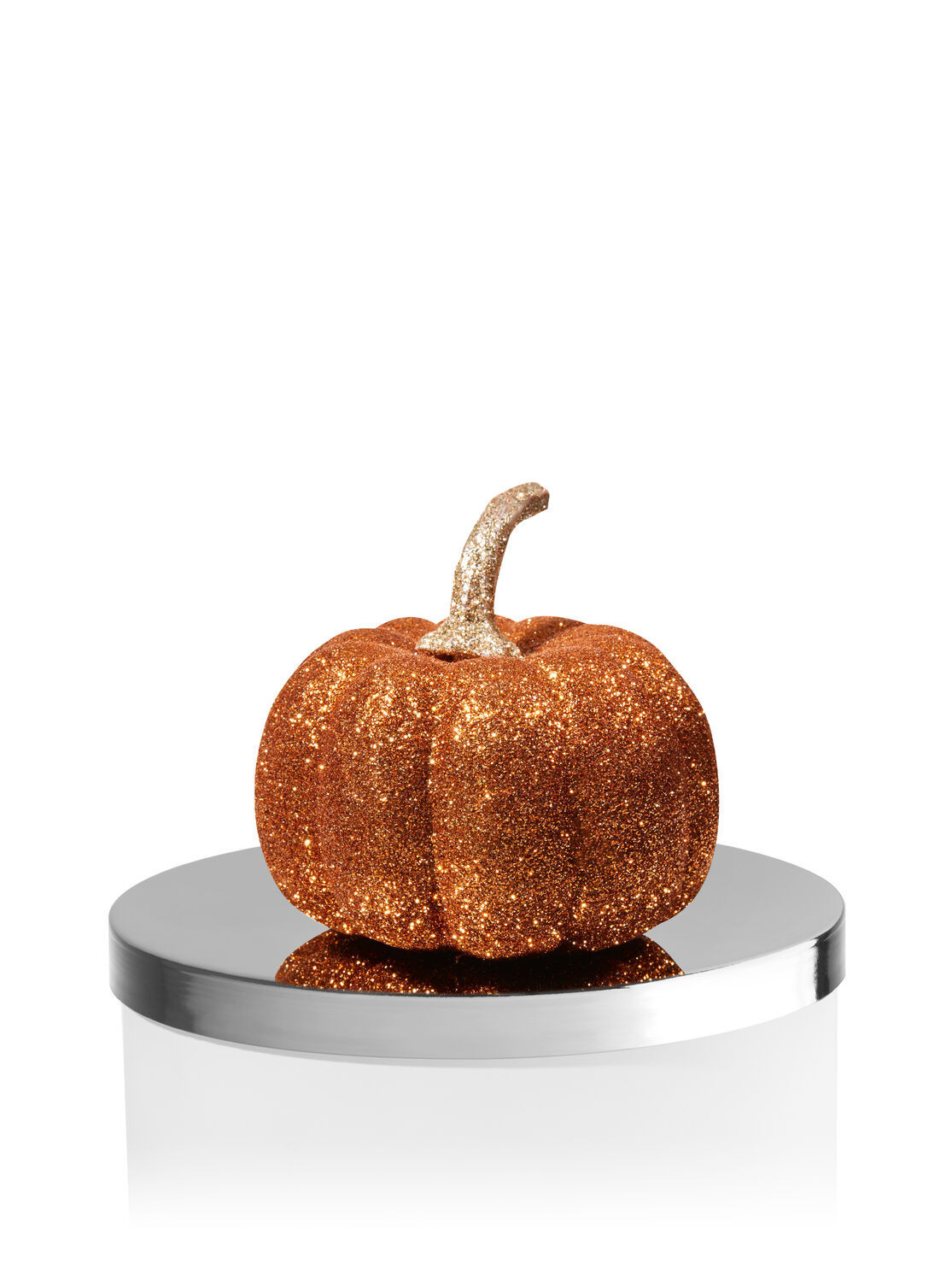 Glittery Orange Pumpkin Candle Magnet | Bath & Body Works