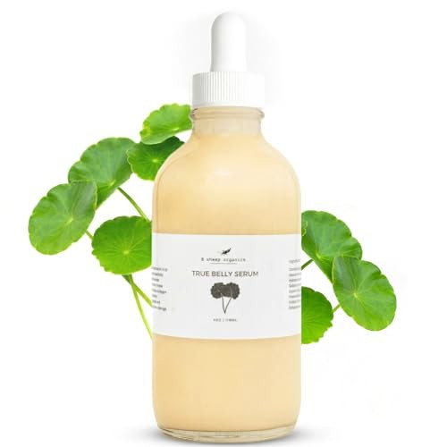 8 Sheep True Belly Serum, Pregnancy-Safe Skin Care Belly Oil with Triple-Weighted Hyaluronic Acid & Centella Asiatica, Supports Hydration & Skin Elasticity, Made in USA in Small Batches, 4 FL OZ | Amazon (US)