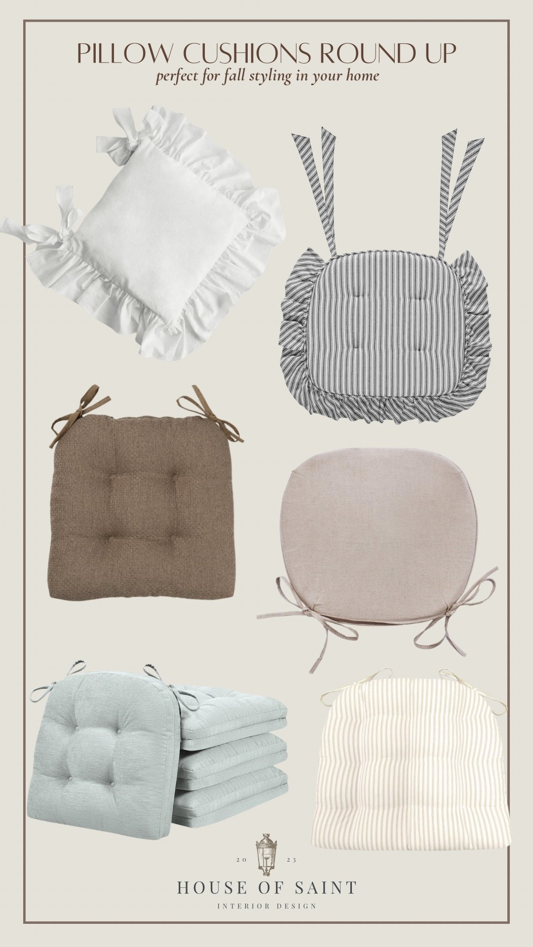 🍂 Fall refresh, anyone? These 6 cozy cushions are giving major autumn vibes — textures, ties, and tones that warm up any space. Tap to shop your favorites & elevate your home styling this season! ✨ Perfect for layering on beds, benches, or that reading nook you’ve been meaning to finish. #FallHomeDecor #LTKhome #LTKseasonal #InteriorStyling #CozyVibes  

 #LTKHome