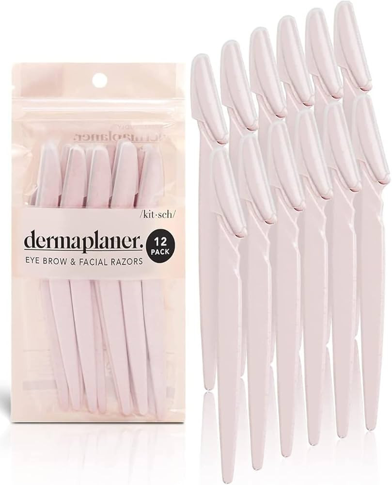 Kitsch Dermaplaning Tool - Face Razors for Women and Men, Eyebrow Trimmer & Face Shaver for Women... | Amazon (US)