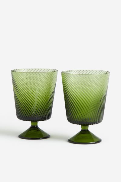 2-pack Wine Goblets | H&M (US + CA)
