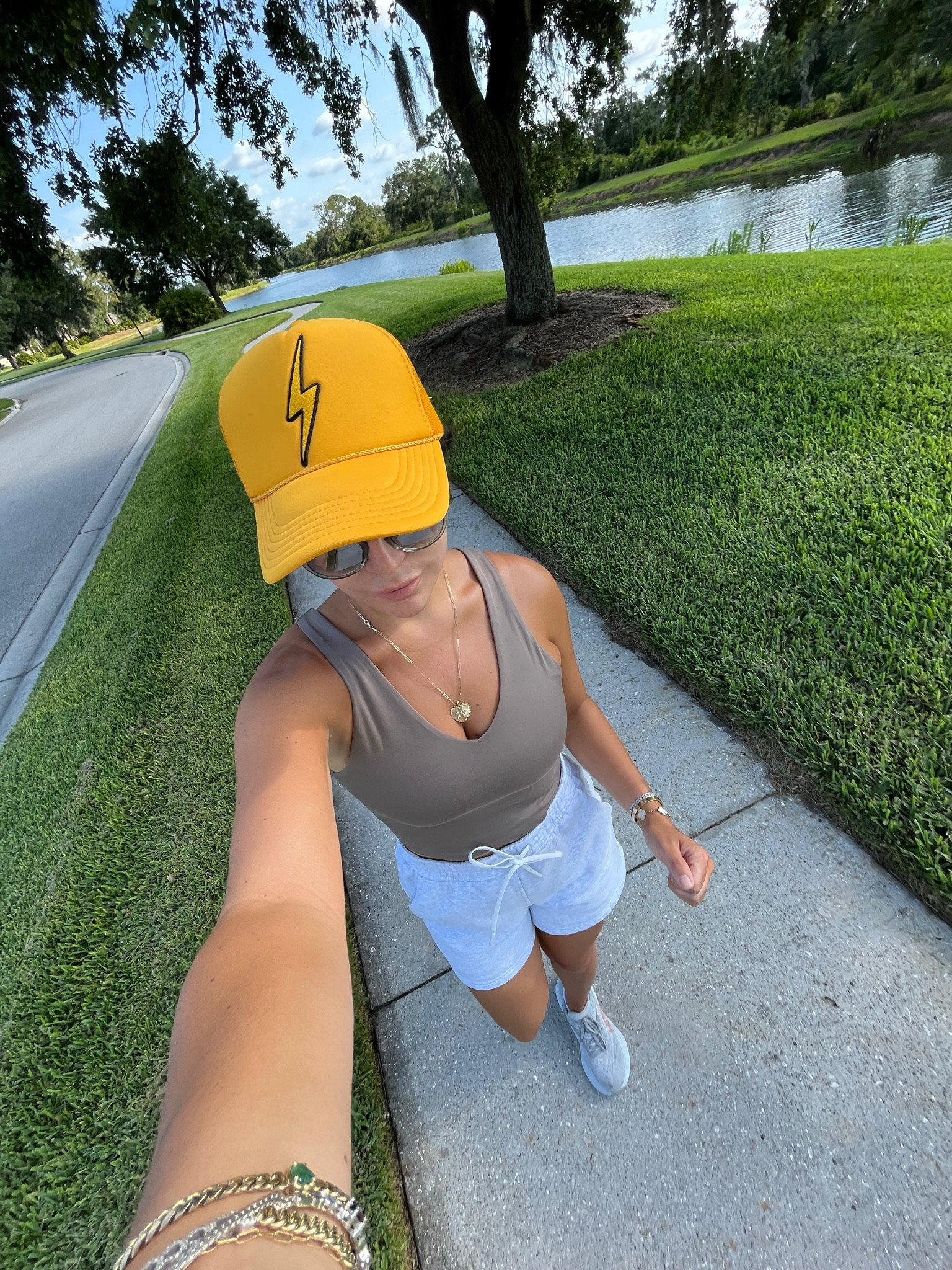 Walking fit of the day! Shorts are lululemon and tank is from target! Hat is aviator nation 

Follow my shop @alexandreagarza on the @shop.LTK app to shop this post and get my exclusive app-only content!

#liketkit 
@shop.ltk
https://liketk.it/48rNR

#LTKunder100 #LTKstyletip #LTKunder50 #LTKunder100