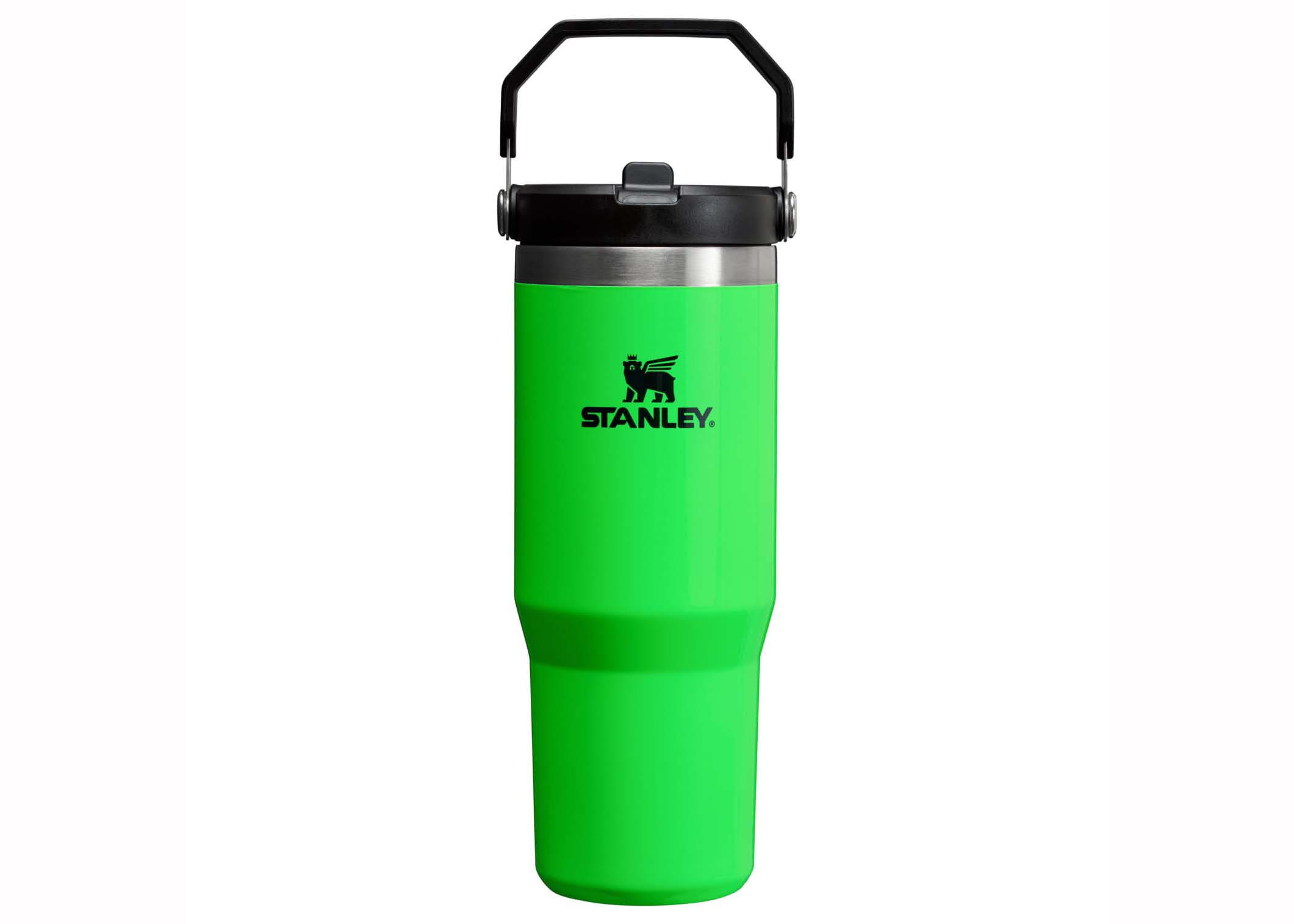 Stanley The Neon Collection IceFlow Flip Straw 30oz Tumbler in Neon Green | StockX