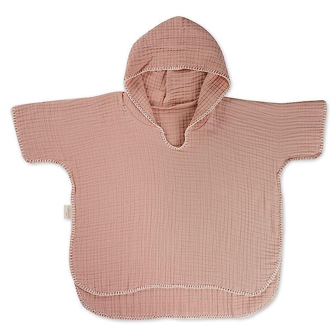 Natemia Organic Muslin Hooded Poncho Towel for Kids – Ultra Soft, Lightweight and Breathable Ki... | Amazon (US)