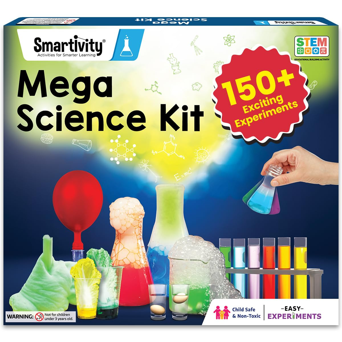 Smartivity Legendary Mega 150 Science Experiment Kit for Kids, Smart Birthday Gifts, Educational ... | Amazon (US)