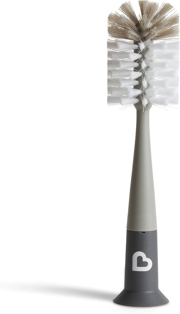 Munchkin® Bristle™ Bottle Brush, Modern Design, Grey | Amazon (US)