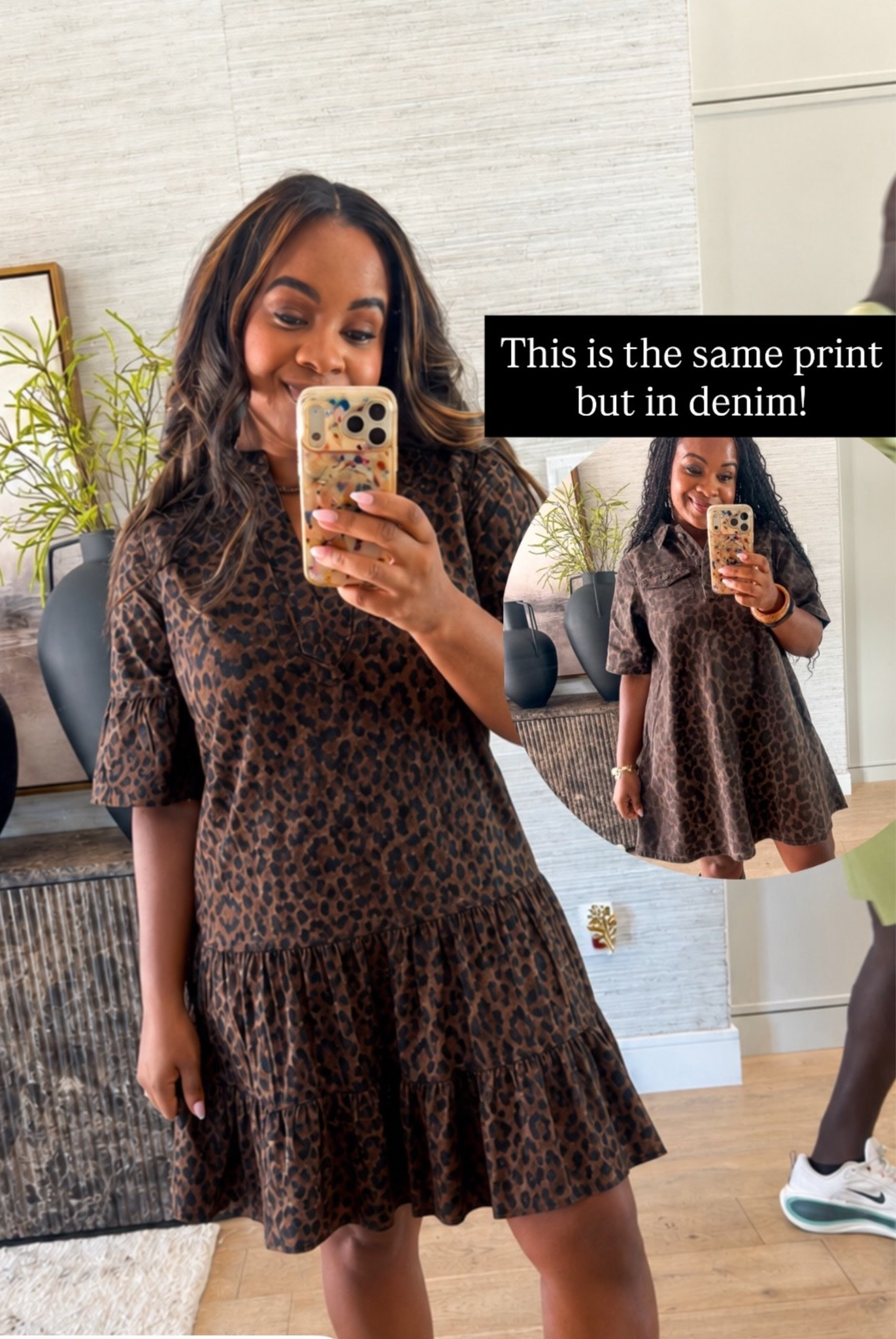 $24 Leopard dress! Love the drop hem fit 👏🏾

#LTKootd #LTKMidsize #LTKSeasonal