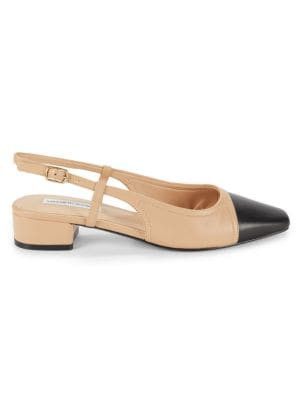 Saks Fifth Avenue MIA 33MM Leather Slingback Pumps on SALE | Saks OFF 5TH | Saks Fifth Avenue OFF 5TH