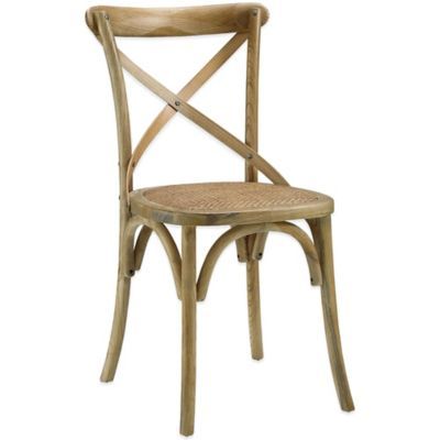 Modway Gear Dining Side Chair in Natural | Bed Bath & Beyond