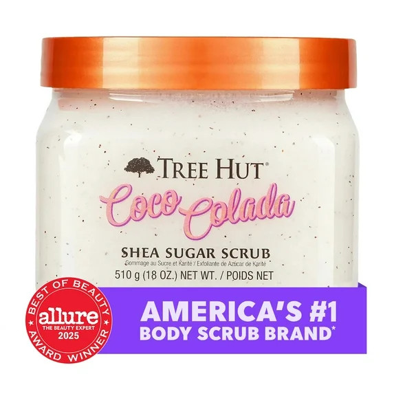 Tree Hut Coco Colada Shea Butter Sugar Body Scrub, 18 oz | Walmart (US)
