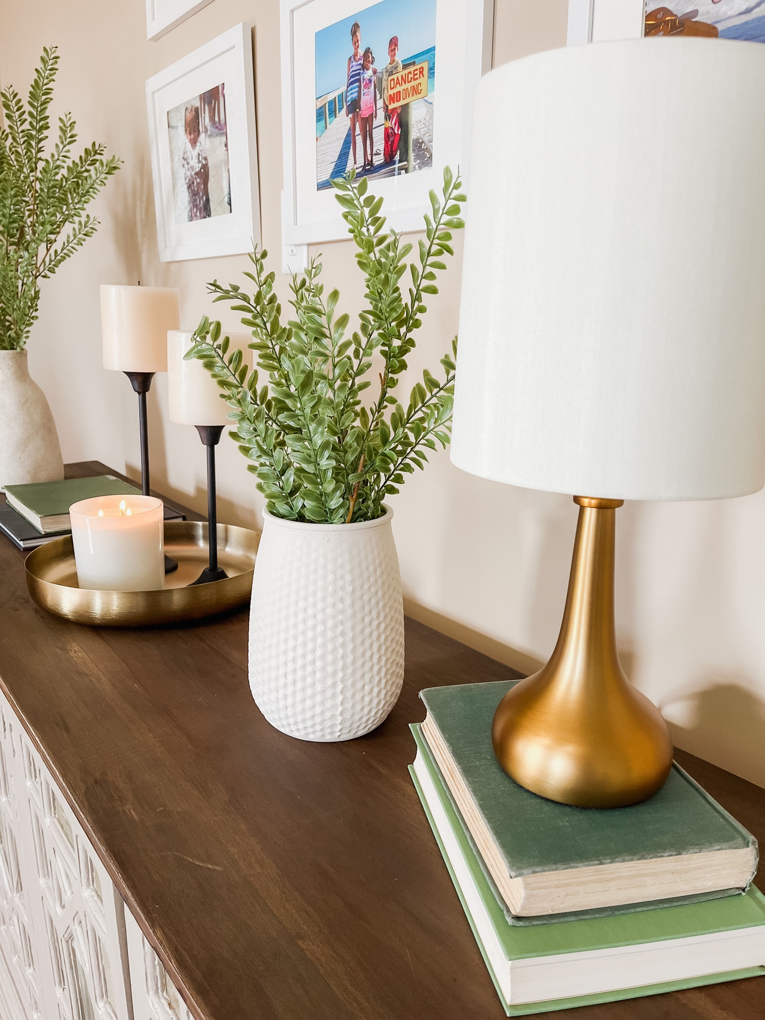 Home decor, gold table lamp, small table lamp, home decor inspiration, console table decor inspo, neutral decor, dimmable small nightstand lamp. 

#LTKhome #LTKFind