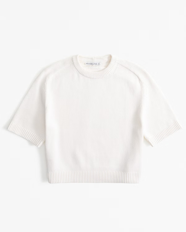 Crew Sweater Tee | Abercrombie & Fitch (US)
