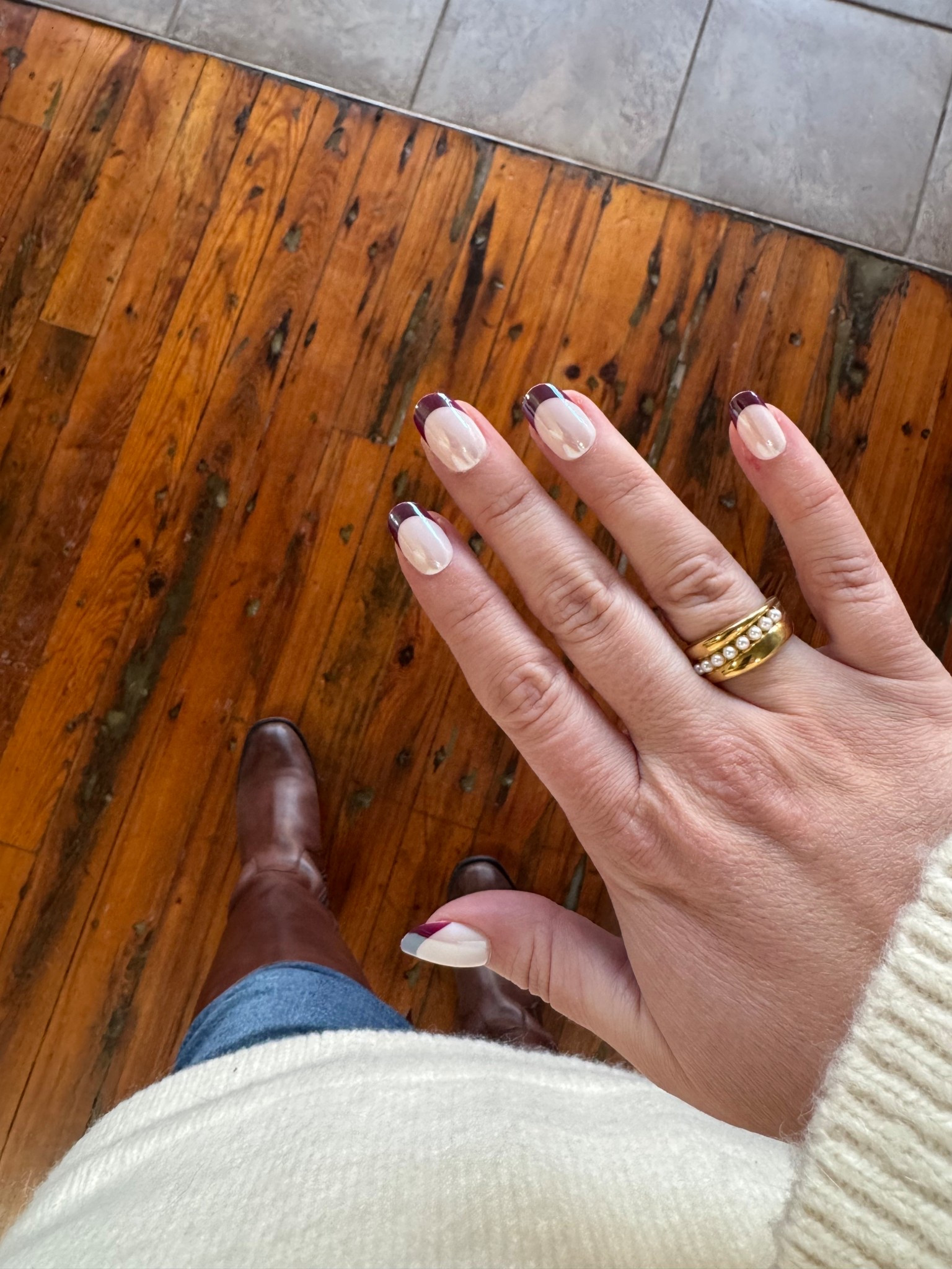 Fresh Olive & June press on nail set. I do the kind with no glue and love them! They usually last me over a week  

#LTKselfcare #LTKootd