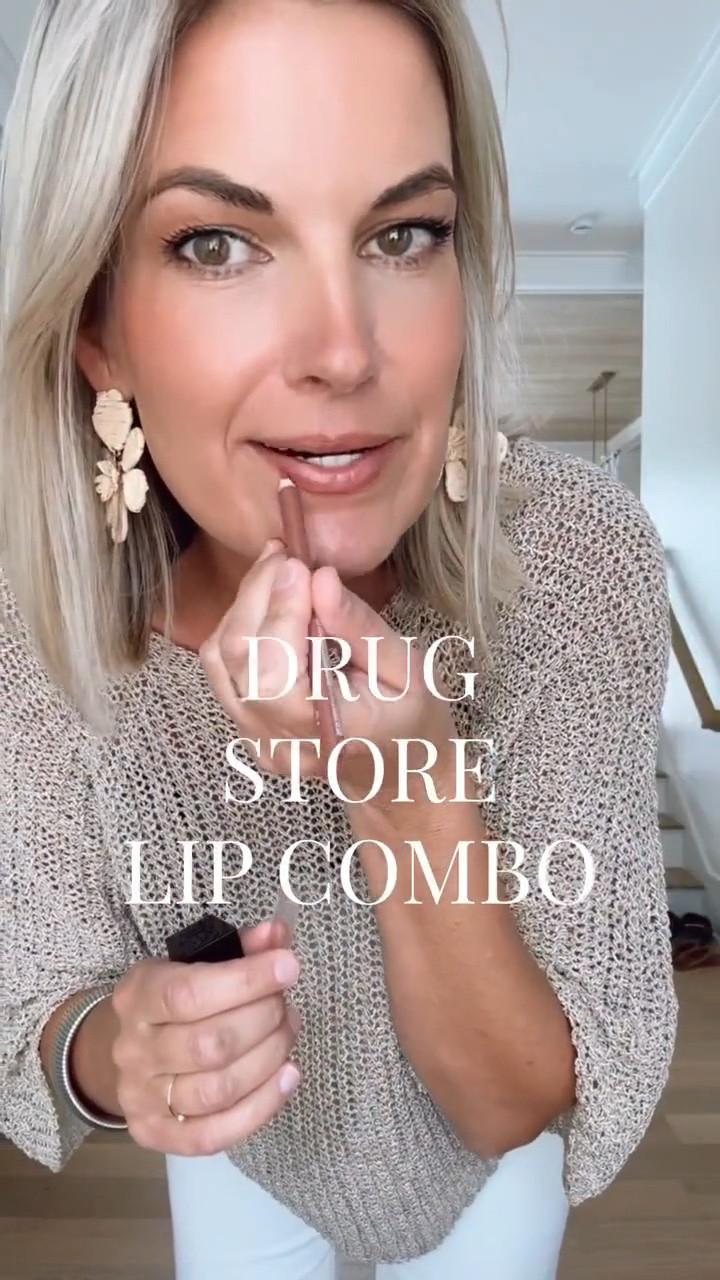 Drug store lip combo! Fake a filler 💄. Lip liner “mauve over”, gloss “it’s giving guava”. Small sweater. 27 tall white jeans. I’m 5’11”.

#LTKgrwm #LTKootd #LTKOver40