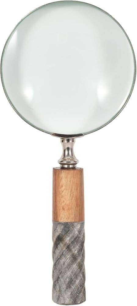 4" Decorative Magnifying Glass - Contemporary Marble Brown and Gray Rustic Ornate Magnifying Glas... | Amazon (US)