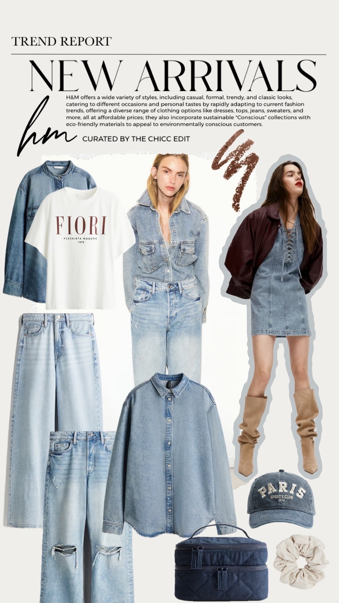 Denim edit ✍🏻 

#denim #jeans #makeupbag #jeanjacket #graphictee handbag 

#LTKFindsUnder50 #LTKFindsUnder100 #LTKOver40