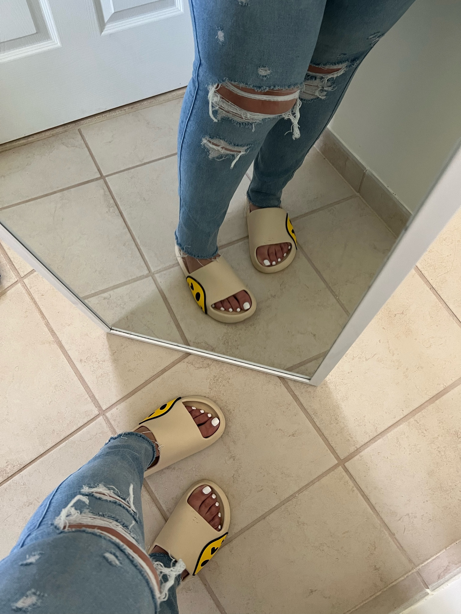 Bought a second pair of these slides to go out of the house with! SO COMFORTABLE AND CUTE!!! 

#LTKshoecrush #LTKstyletip #LTKfit