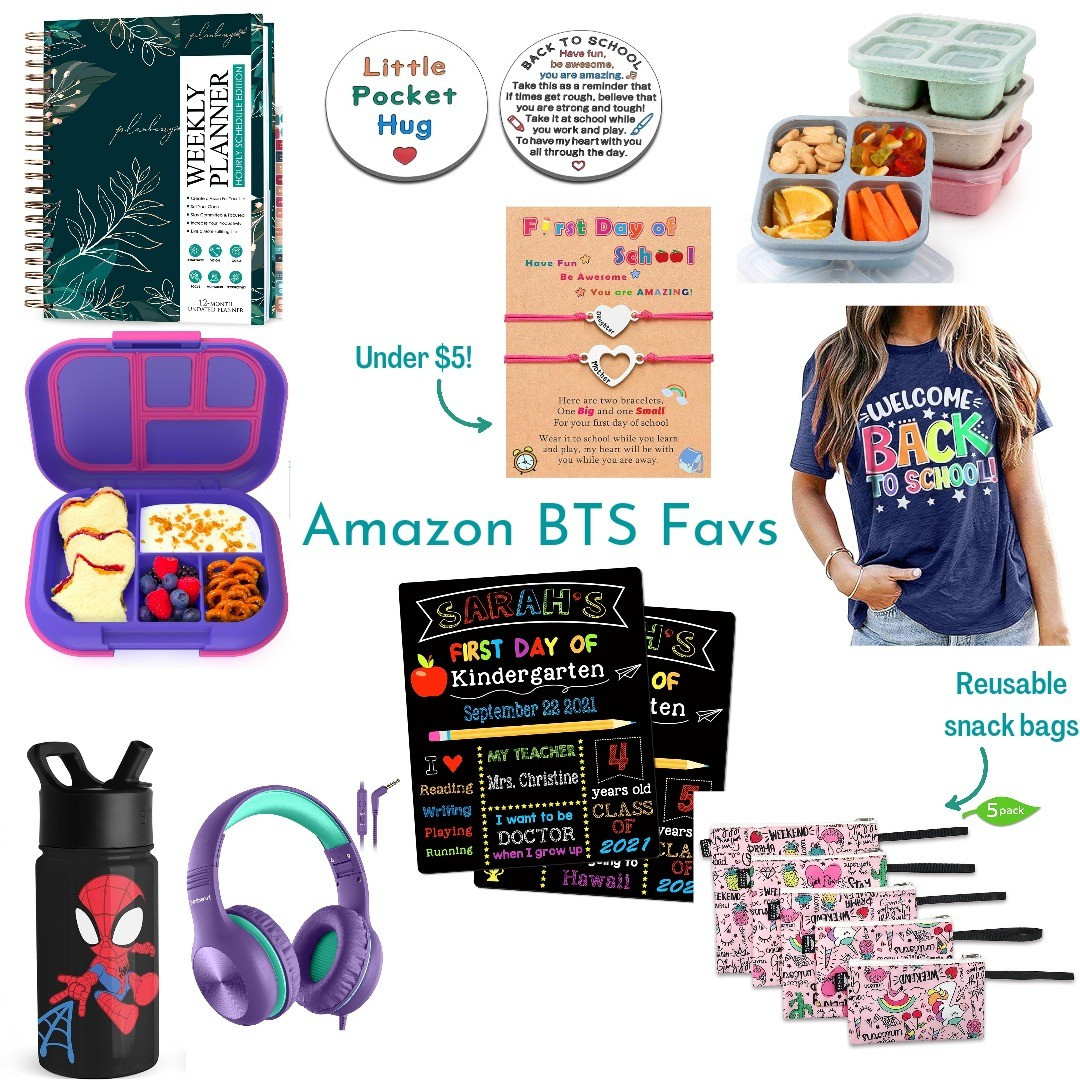Back to school favs you can grab on Amazon including my favorite planner, a Spiderman water bottle, foldable kids headphones, snack containers, and a mommy and me bracelet.

#LTKBacktoSchool #LTKSeasonal #LTKKids