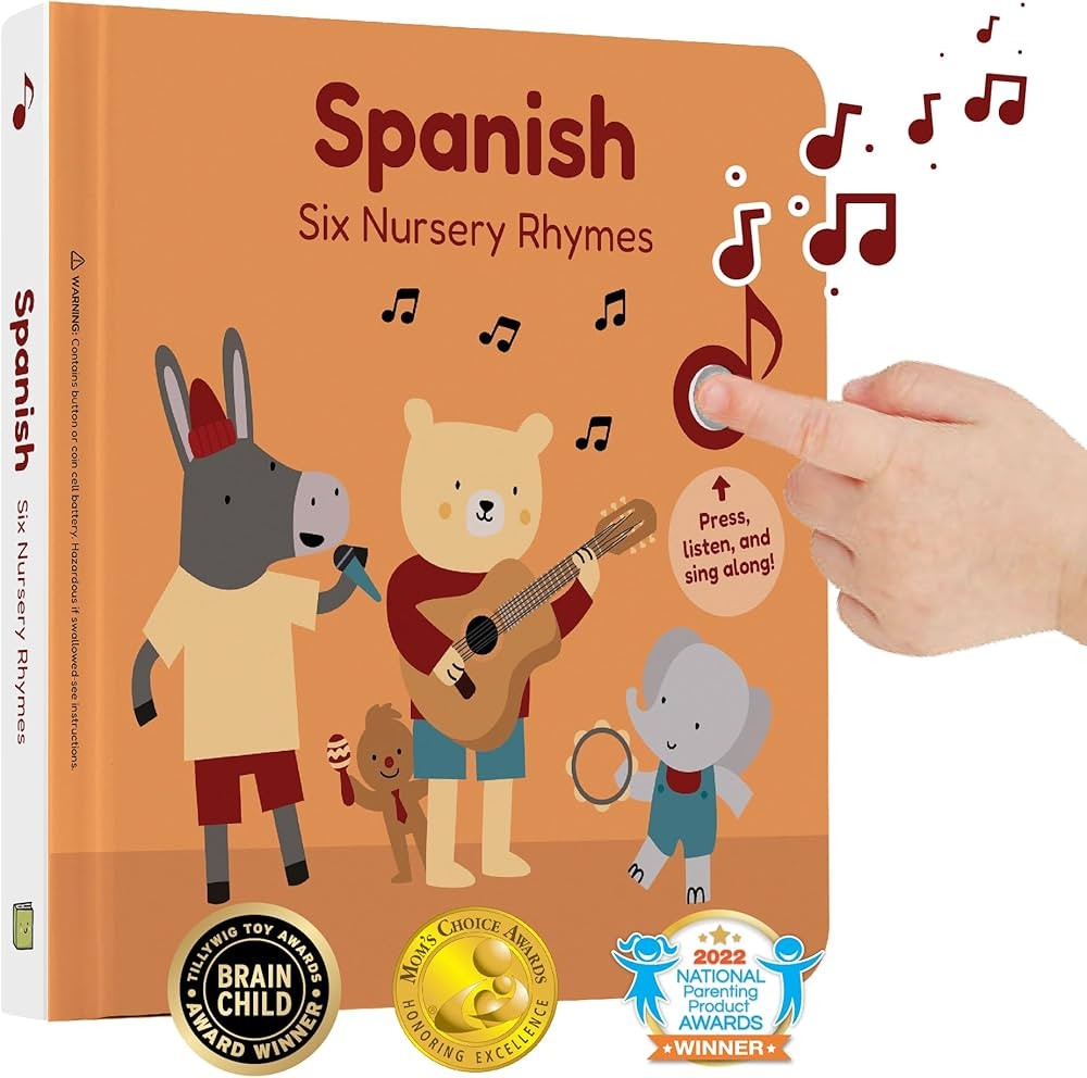 Cali's Books Spanish Nursery Rhymes | Bilingual Children's Book in Spanish with English Translati... | Amazon (US)