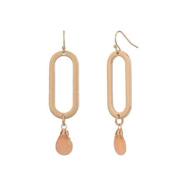 The Pioneer Woman - Women's Jewelry, Gold-tone Geometric Drop Duo Earring Set | Walmart (US)