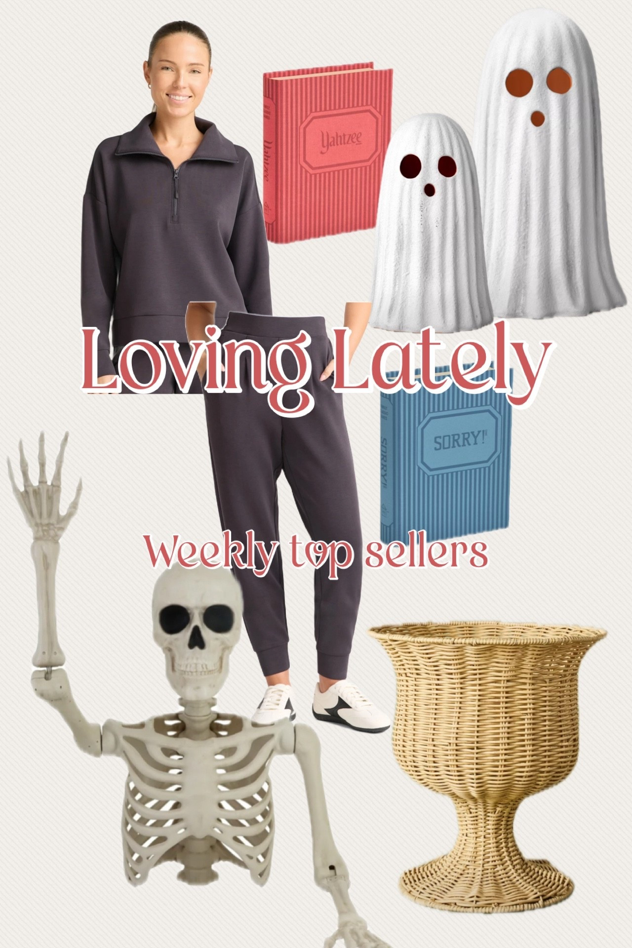 Your most shopped items from last week! These ghosts are so cute and inexpensive and you’re loving the Avia set — it’s super soft and runs true to size! 

#LTKMidsize #LTKSeasonal #LTKHome