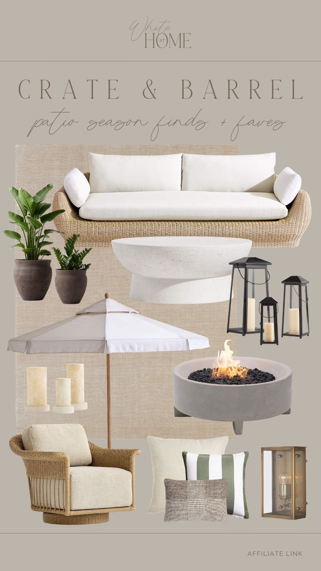 The prettiest outdoor furniture, rug, and decorative accents from Crate & Barrel. Investment pieces you’ll own and love for years to come! 

#LTKHome