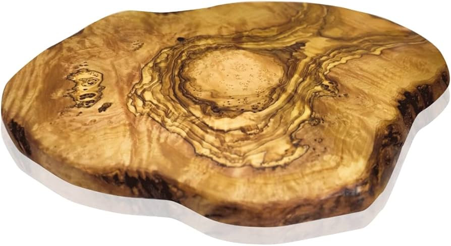 Olive Wood Board, Chopping Board, Wooden Board, Breakfast Board, Steak Board, Natural Cut Approx.... | Amazon (DE)