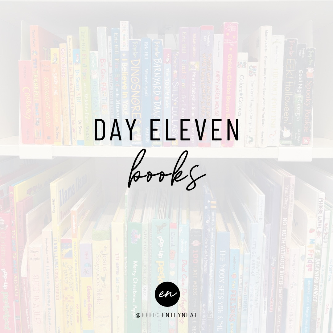 Welcome to Day 11 📚BOOKS📚

⏳Today is a quick & easy one… Swipe through & follow the steps to get your books decluttered in 15 minutes or less 🙌🏼

🛍️ Today’s challenge requires absolutely no organizing product, but if you are looking to up your bookend game, I have some cute ones linked for ya 😘 - Head over to today’s stories, click the link in my bio or follow @efficientlyneat on the LTK app!

#LTKhome #LTKfamily #LTKfindsunder50