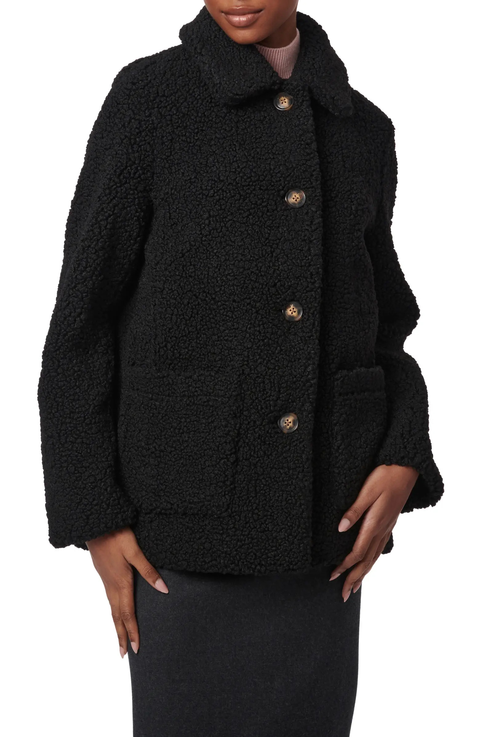 Cozy Faux Shearling Barn Jacket | Nordstrom