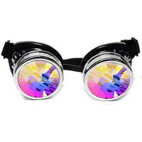 Glofx Kaleidoscope Padded Goggles High Quality Chrome in A Plastic Frame Stylish Raven Eyes Lights | Etsy (US)