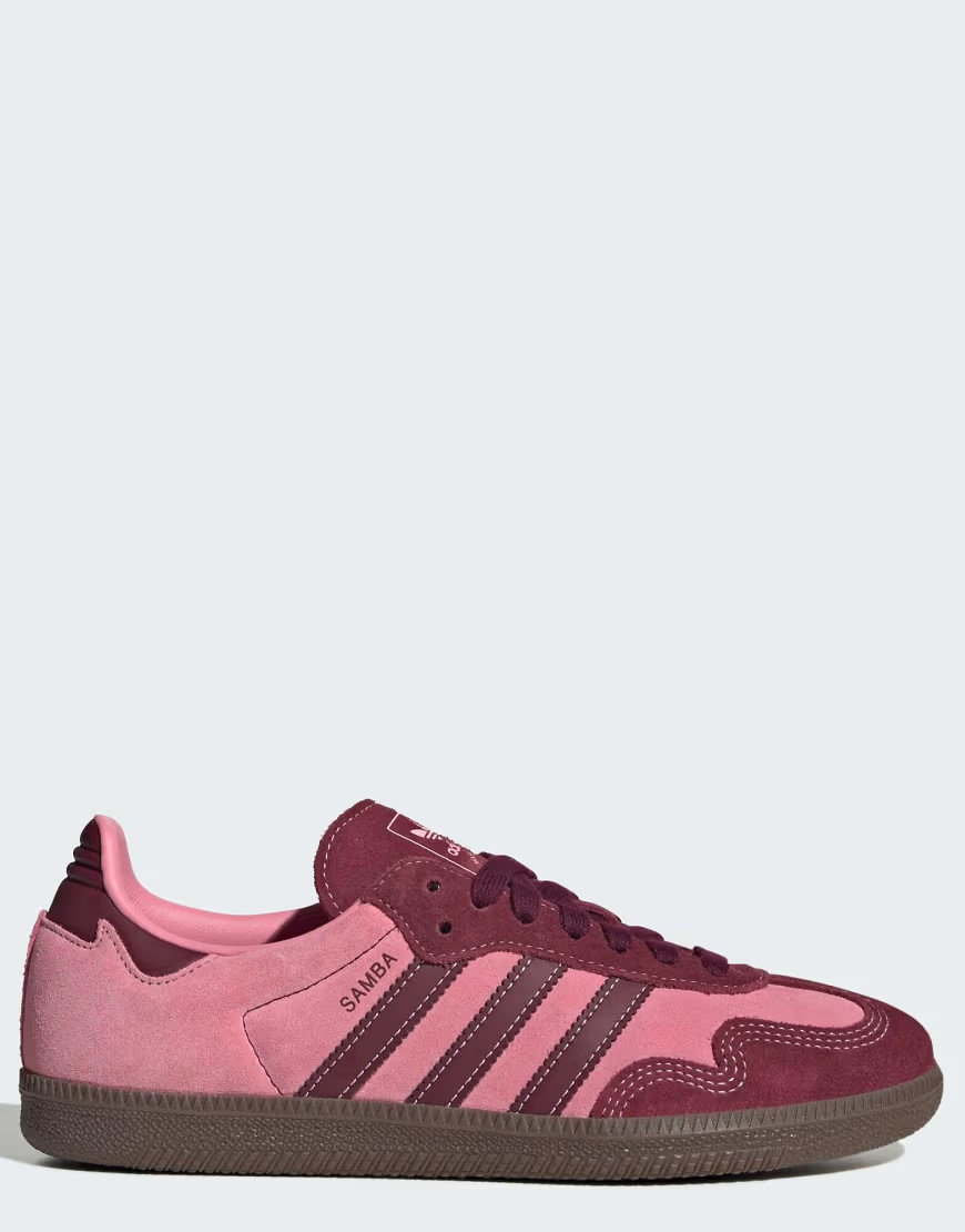adidas Originals – Samba OG – Schuhe in Pink Spark / Shadow Red / Gum-Rosa | ASOS (Global)