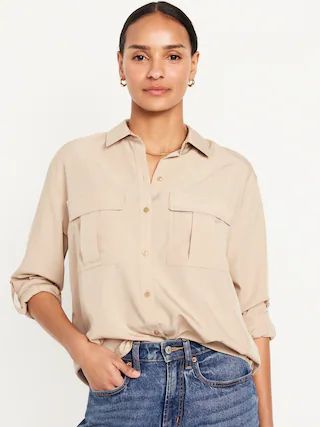 Button-Down Utility Shirt | Old Navy (US)