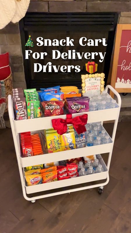 🎄 Snack Cart for Delivery Drivers 🎁 

#LTKstyletip #LTKVideo #LTKHoliday