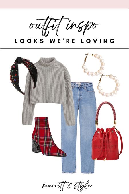 Holiday outfit idea, easy holiday party look plaid boots, holiday casual outfit 

#LTKHoliday #LTKstyletip #LTKSeasonal