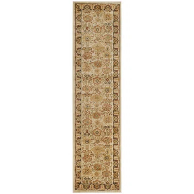 Ralph Lauren Power Loom, Polyproplene, Creme / Brown Area Rug | Wayfair North America