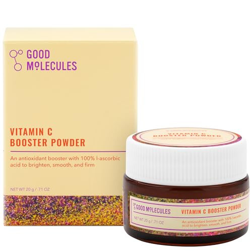 Good Molecules Vitamin C Booster Powder - 100% L-Ascorbic Acid for Collagen Production - Vitamin C Powdered Face Serum Booster for Anti Aging, Skin Care | Amazon (US)