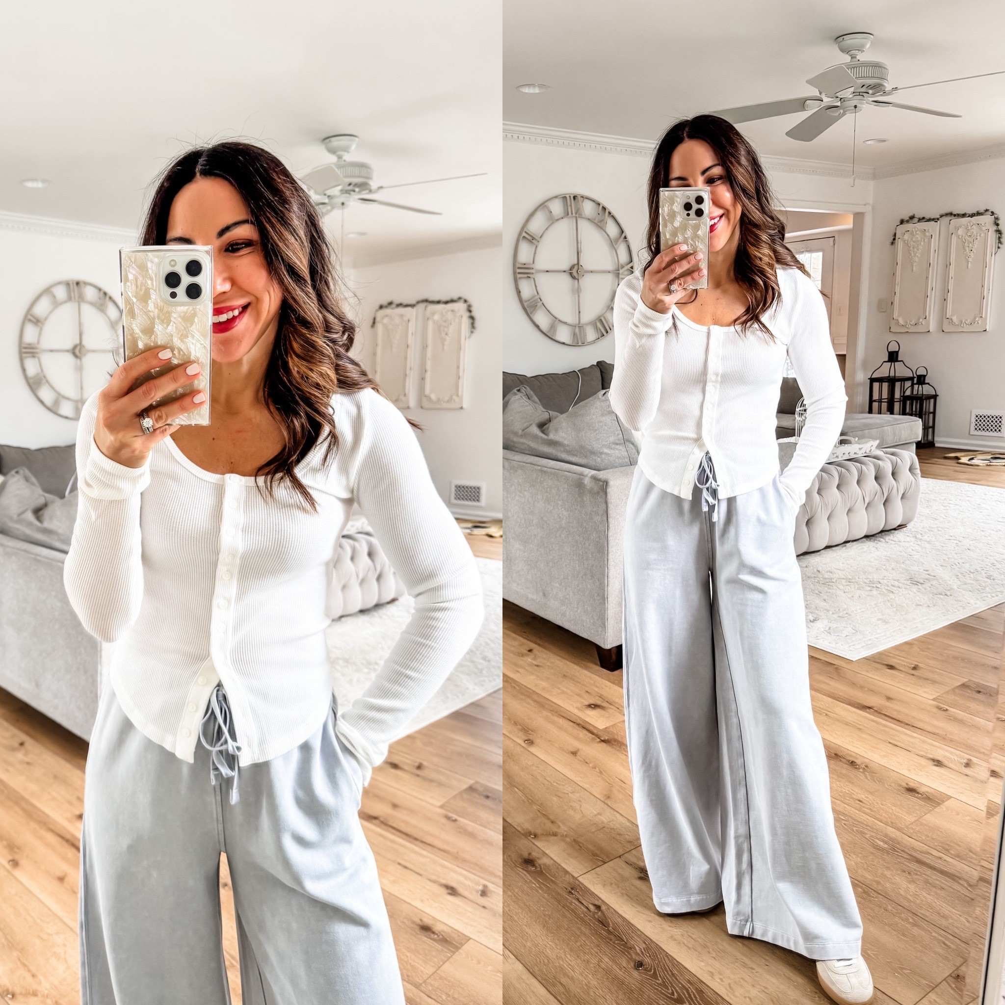 Small top, wide leg sweatpants XS



#LTKSaleAlert #LTKFindsUnder50 #LTKOver40