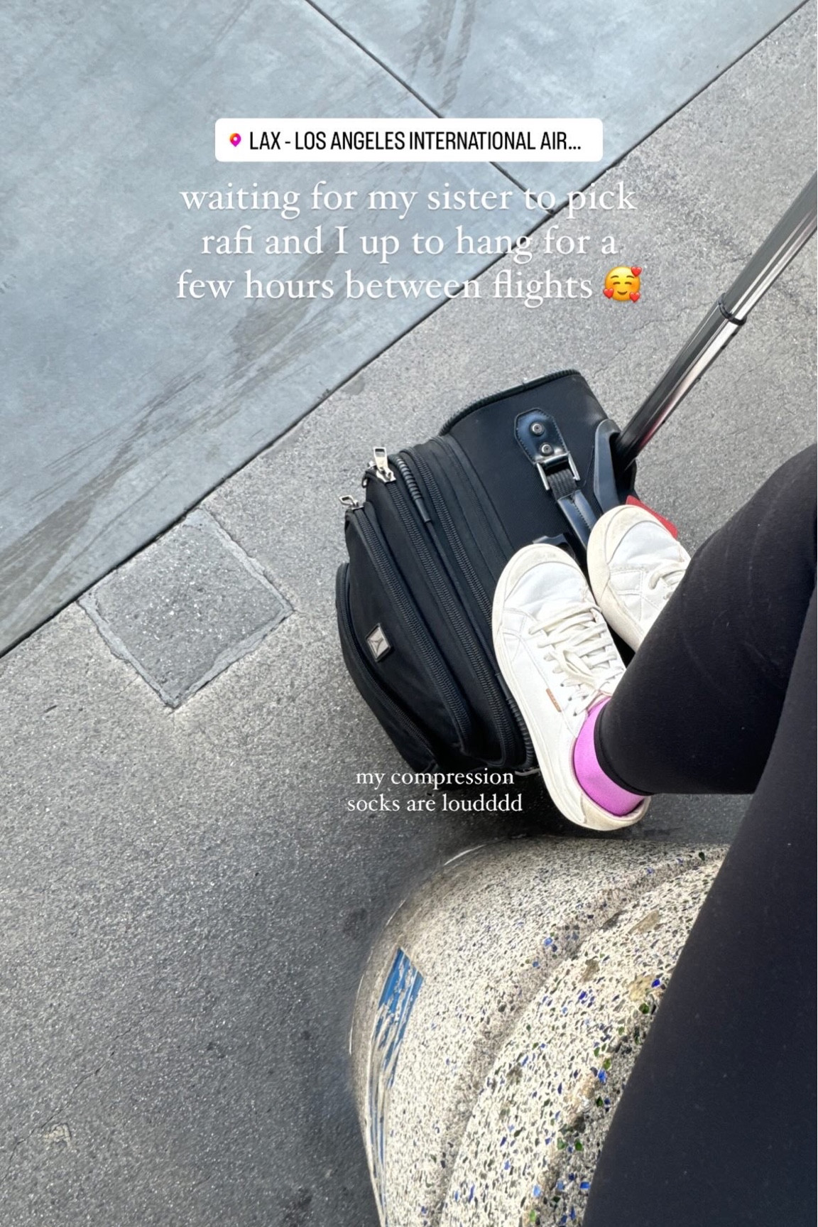 A must have for travel ✈️ for improved circulation and reduces swelling. I always have these on my when I travel, especially for long flights! #travelessentials #compressionsocks #flightattendant #flighattendanttips #travel #compressionsocks #kneehighsocks #socks #ombresocks #kneehigh 