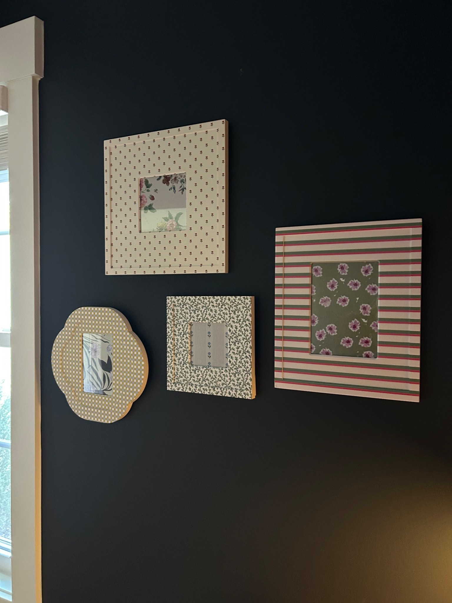 Pattern drench picture frames

#LTKHome