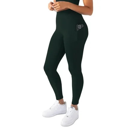 YITTY Active Women's UltraLuxe High-Waist Pocket Legging, Athleisure, 4-Way-Stretch, Everpine, S, Regular | 27" Inseam | Walmart (US)